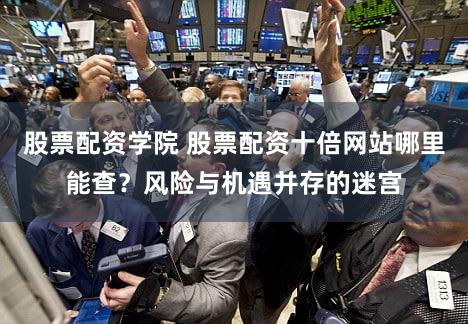 股票配资学院 股票配资十倍网站哪里能查？风险与机遇并存的迷宫