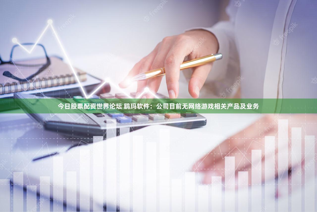 今日股票配资世界论坛 鸥玛软件：公司目前无网络游戏相关产品及业务