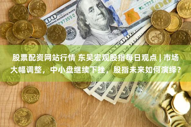 股票配资网站行情 东吴宏观股指每日观点 | 市场大幅调整，中小盘继续下挫，股指未来如何演绎？