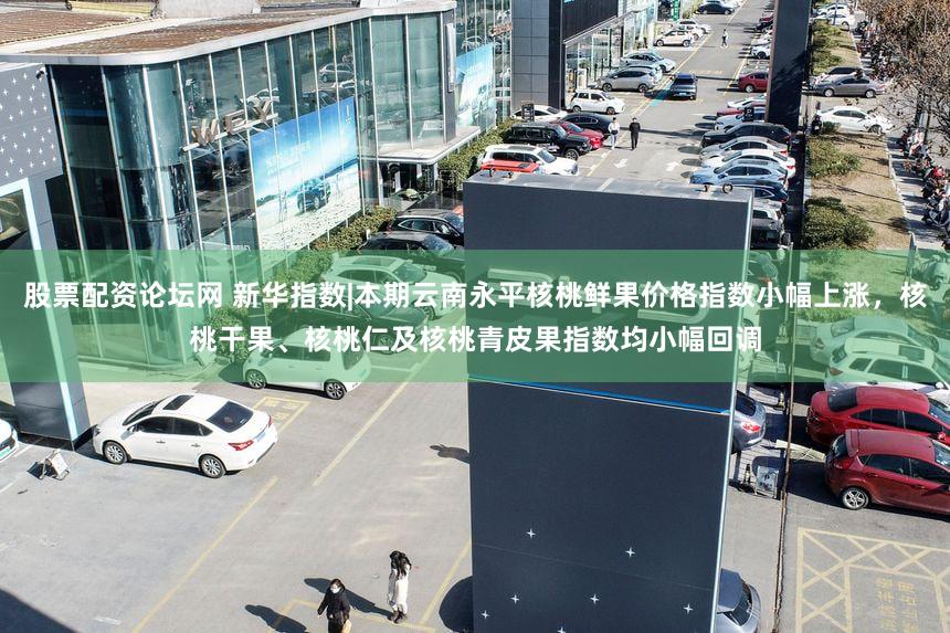 股票配资论坛网 新华指数|本期云南永平核桃鲜果价格指数小幅上涨,核桃干果、核桃仁及核桃青皮果指数均小幅回调