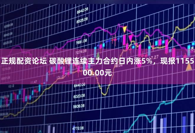 正规配资论坛 碳酸锂连续主力合约日内涨5%，现报115500.00元