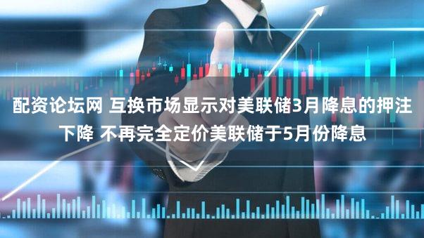 配资论坛网 互换市场显示对美联储3月降息的押注下降 不再完全定价美联储于5月份降息