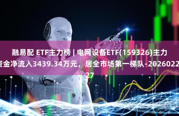 融易配 ETF主力榜 | 电网设备ETF(159326)主力资金净流入3439.34万元，居全市场第一梯队-20260227