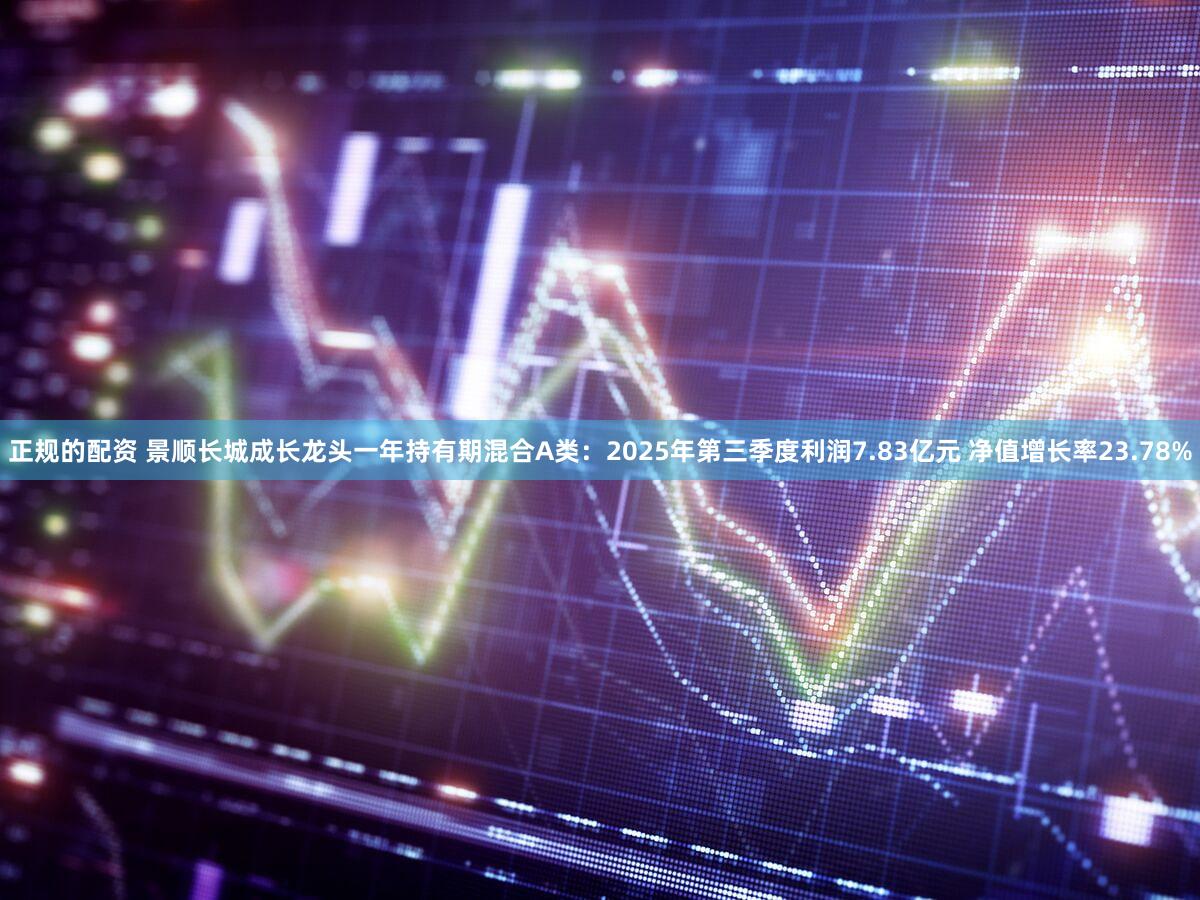 正规的配资 景顺长城成长龙头一年持有期混合A类:2025年第三季度利润7.83亿元 净值增长率23.78%