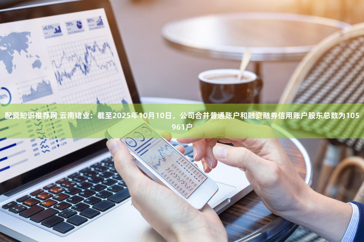 配资知识推荐网 云南锗业：截至2025年10月10日，公司合并普通账户和融资融券信用账户股东总数为105961户