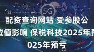 配资查询网站 受参股公司减值影响 保税科技2025年预亏
